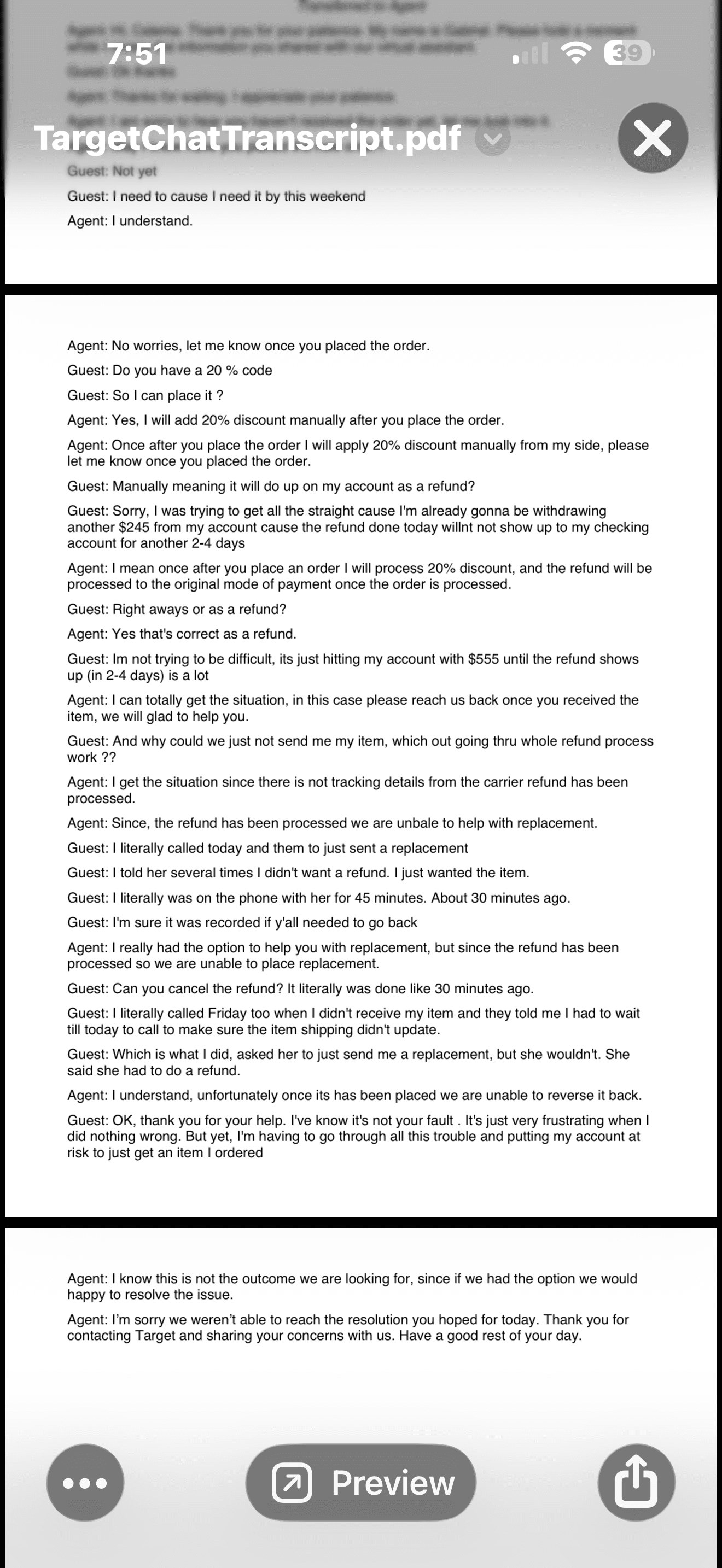 Complaint image 1