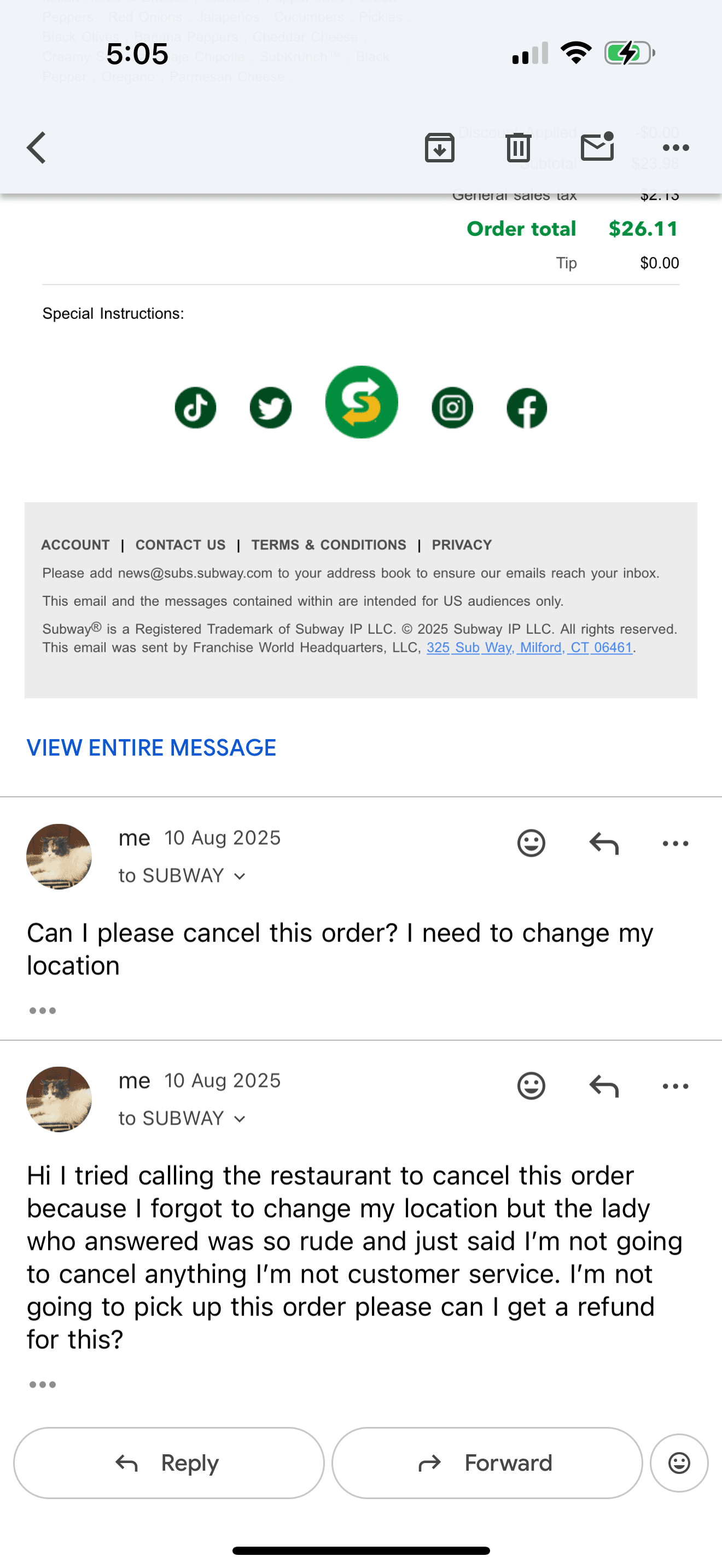 Complaint image 1