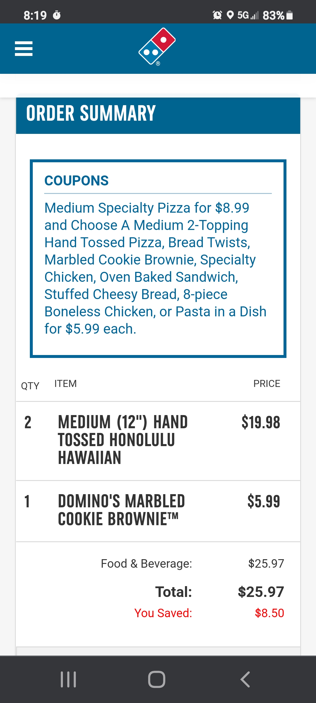 nauwkeurig Vanaf daar Wees Domino's Pizza Customer Service Complaints Department | HissingKitty.com