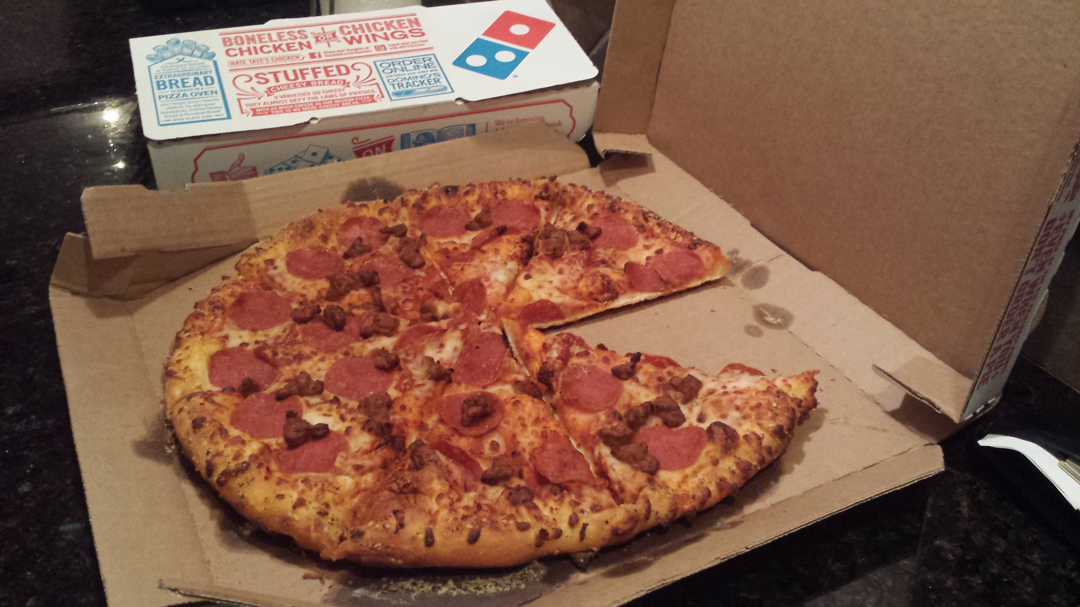 I've always had excellent service and pizza from Dominos until... 