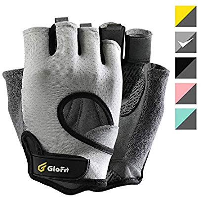 PHINESIA Workout Gloves with Wrist Support and Microfiber Non-Slip Gym Gloves for Men Women Fingerless Workout Gloves Suitable for Fitness Cycling Gym Training Mountaineering 1 Pair